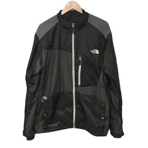 The North Face Steep Tech Jacket Men's XL Black Gray Full Zip Mesh Pocket‎ Flaw